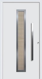 hormann exterior door style 65-8 with canadian maple wood timber insert